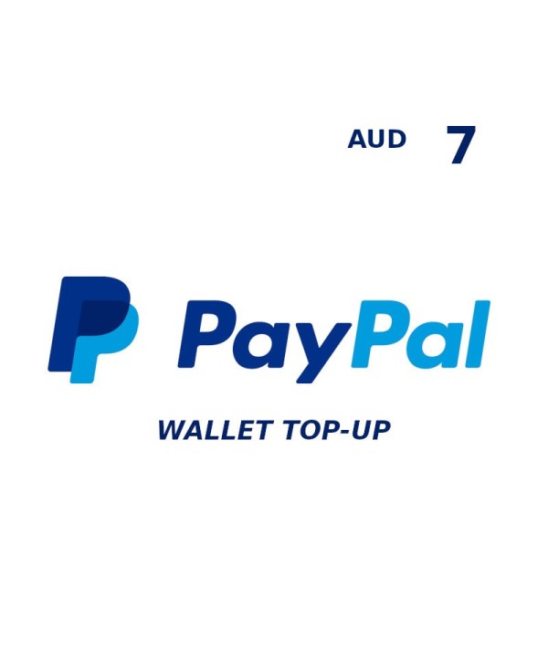 PayPal Wallet AUD 7 Top Up Key GLOBAL